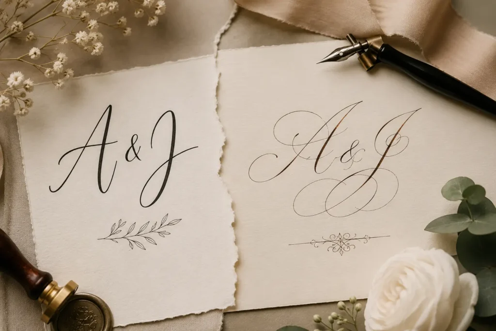 Modern Calligraphy vs. Spencerian